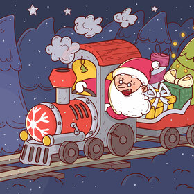 Поезд Санты