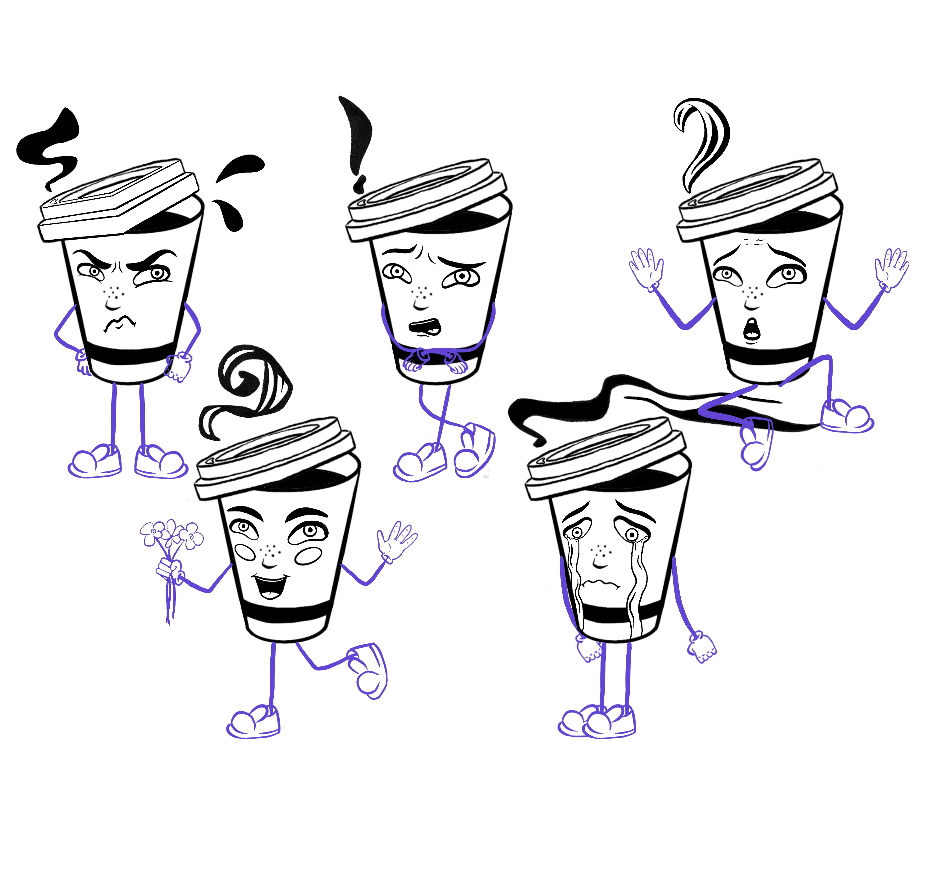 Разработка бренд-персонажа для кофейни