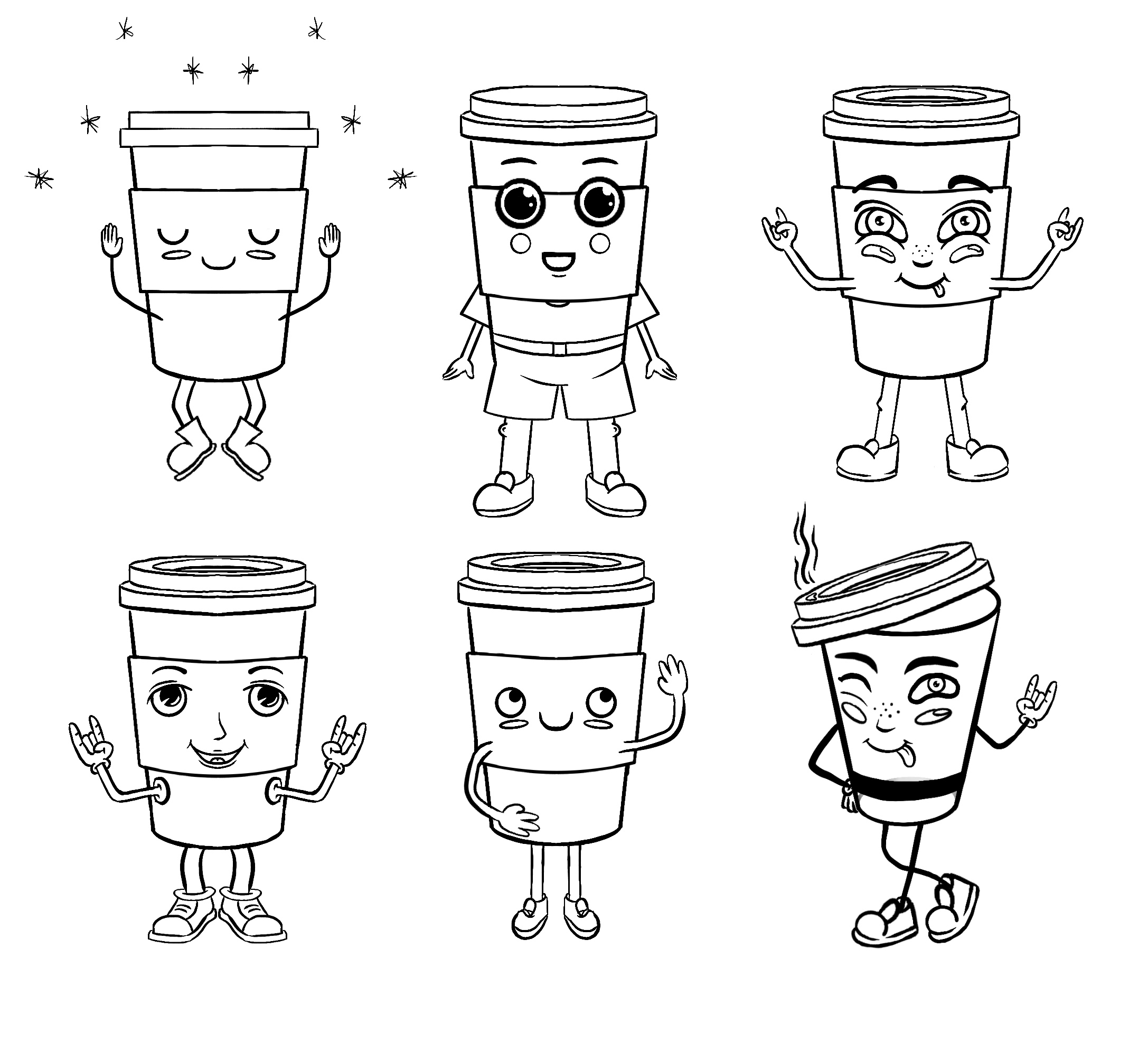 Разработка бренд-персонажа для кофейни