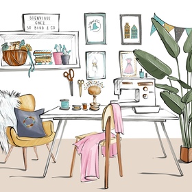 иллюстрации для Ателье