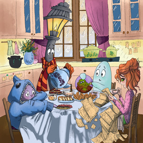 комикс при Привиденьку и его друзей