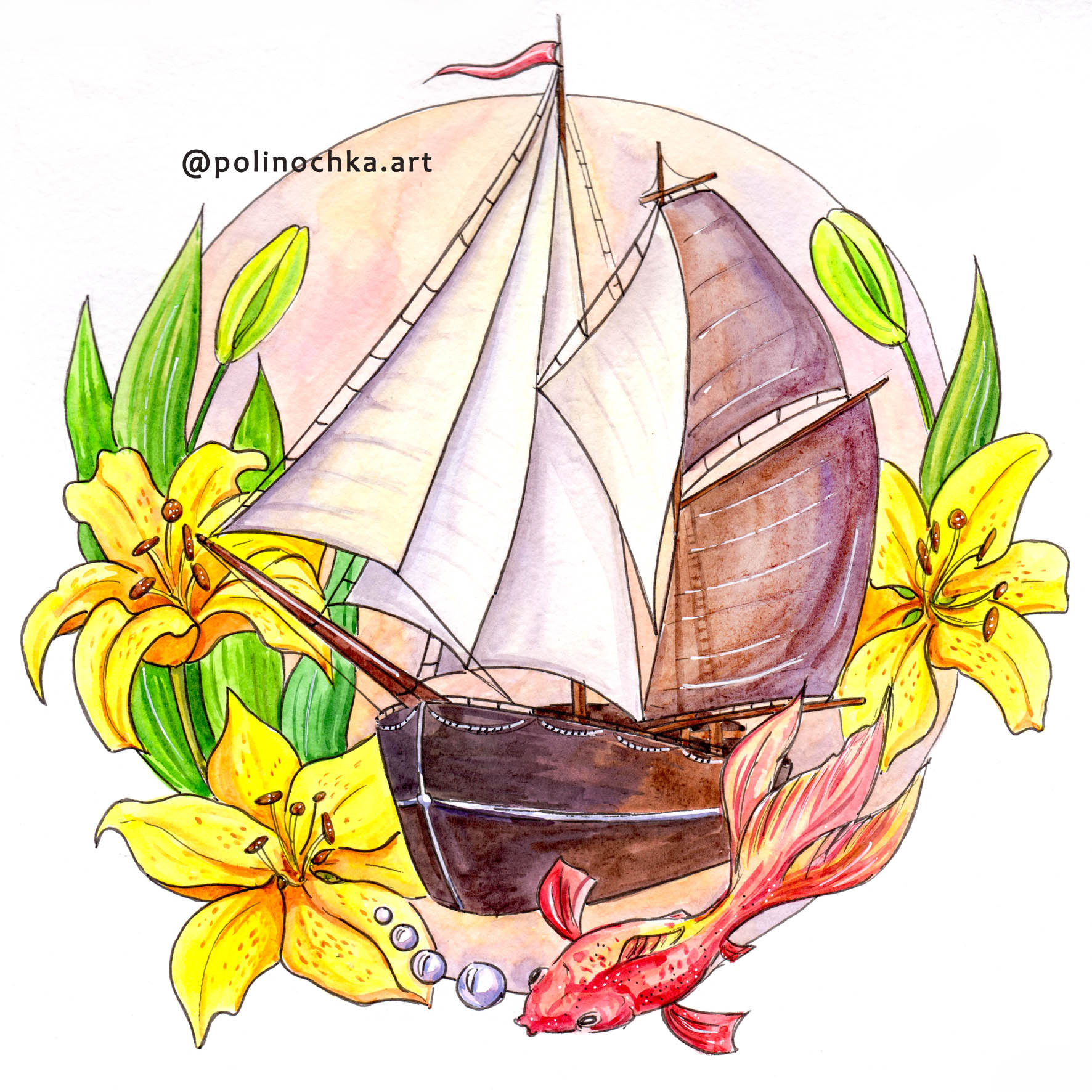 Цветущие парусники