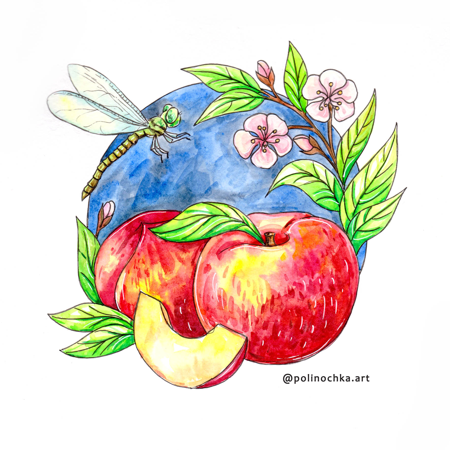 Фрукты и цветы