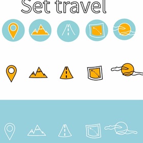 Сеты иконок на различные темы 