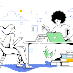 Иллюстрации для таск-менеджера WEEEK