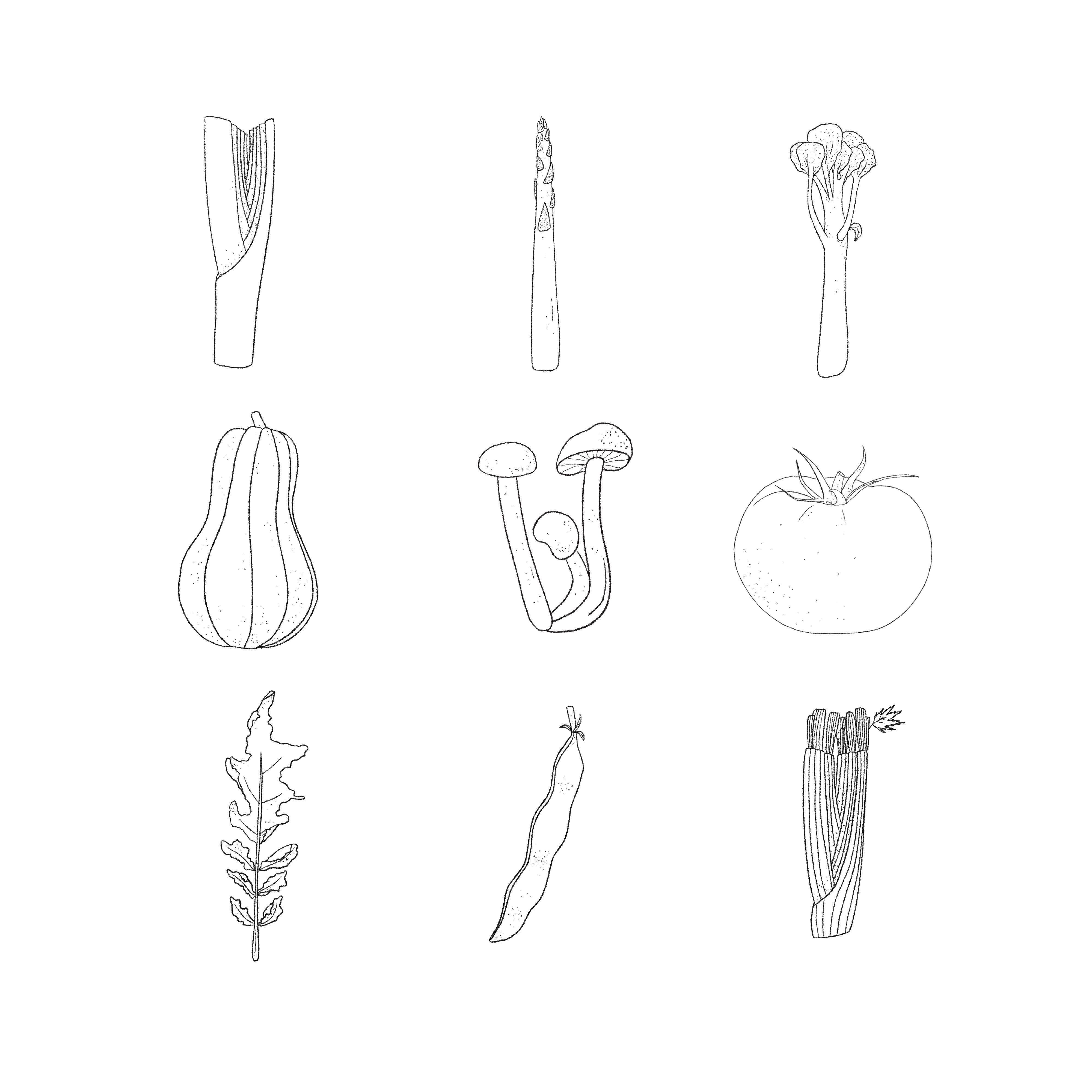 Итальянские рецепты (постеры/раскраски)