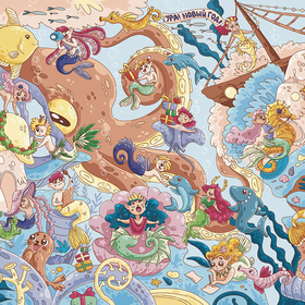 Виммельбух "Рождество в Сказочном Королевстве""