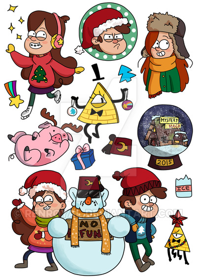 Stickers for sale  new year in gravity falls by renroyal d8a146p