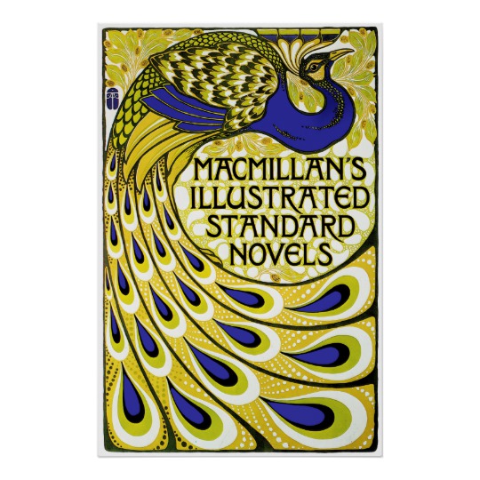 Peacock art nouveau poster print vintage re08fdd3c83b041268f2e7a662690959d aijmn 8byvr 540
