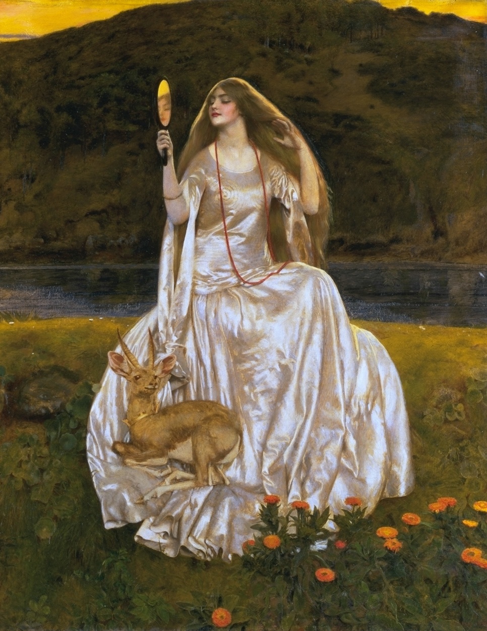 Frank cadogan cowper the damsel of the lake called nimue the enchantress 1924