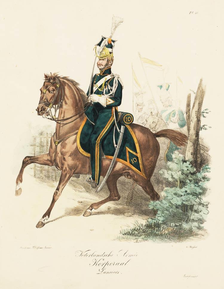 Hussaar  nederlandsche kavalerie 