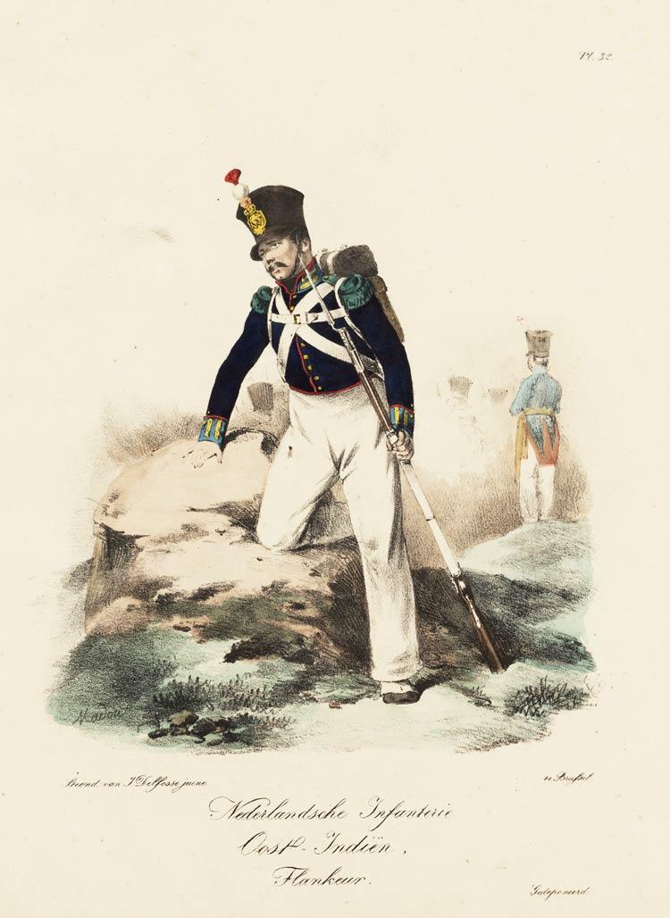 Officier der jagers  nederlandsche infanterie west indi%c3%abn 