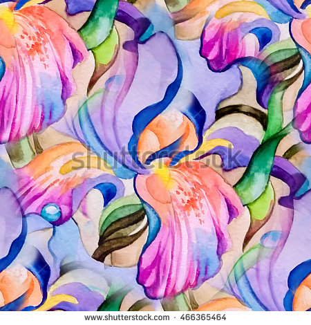 Stock photo beautiful abstract bright colorful pattern bouquet of blue pink lilac violet and yellow colors 466365464
