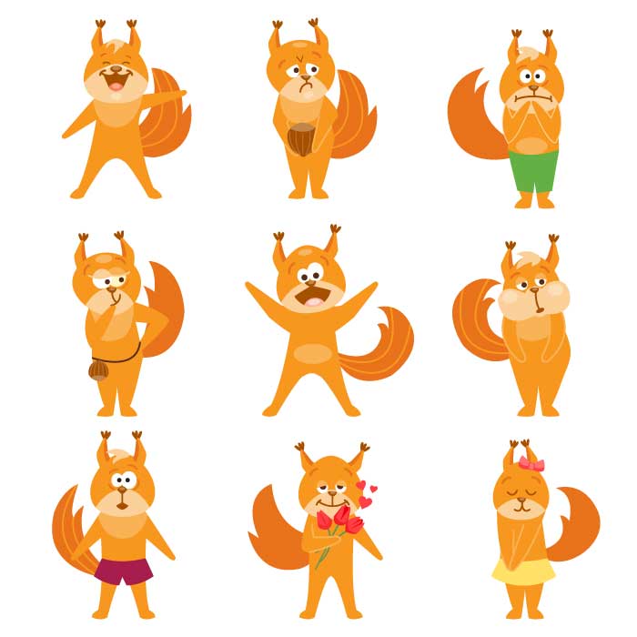 Squirell set0