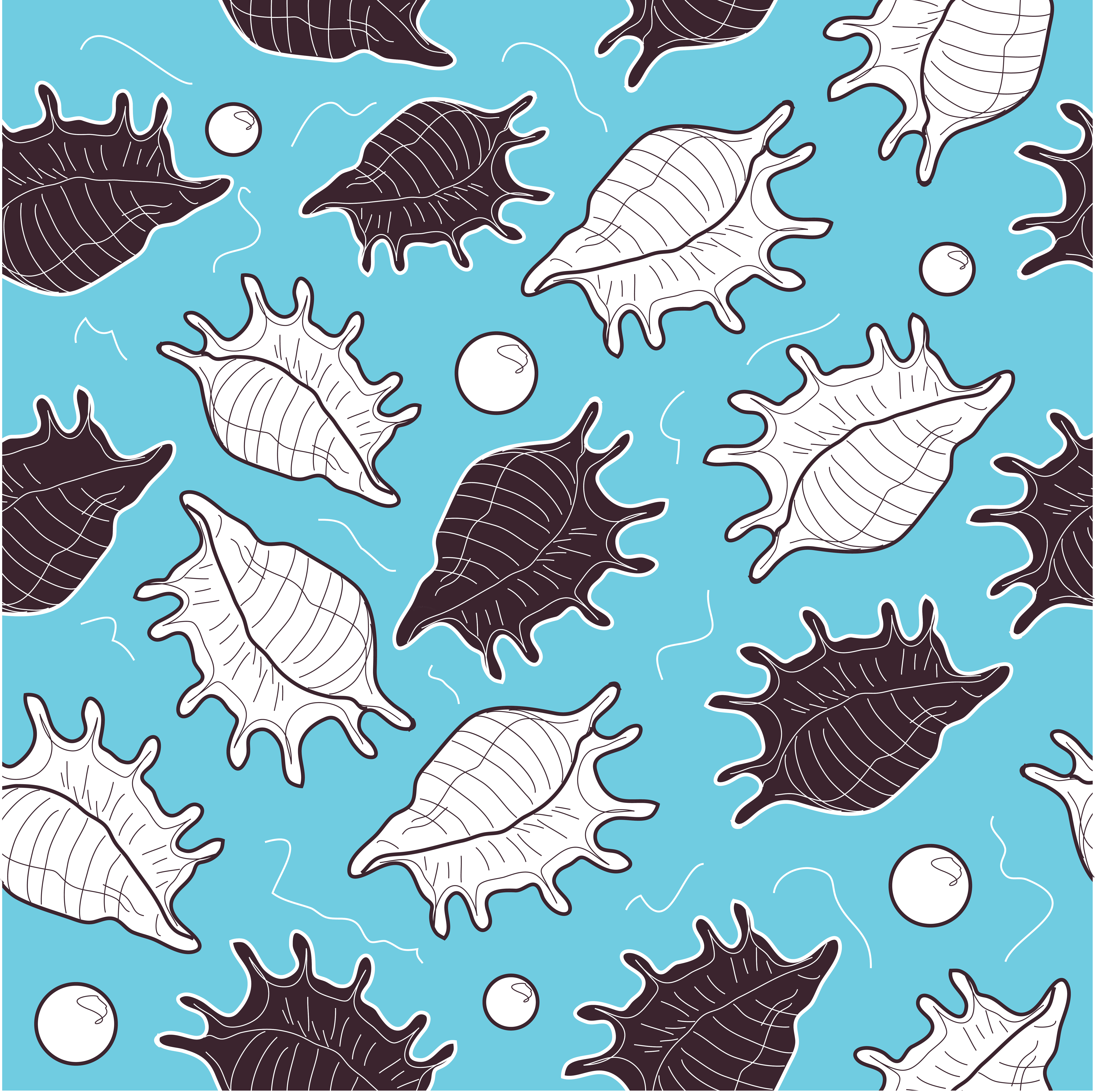 Pattern with shells   %d0%ba%d0%be%d0%bf%d0%b8%d1%8f