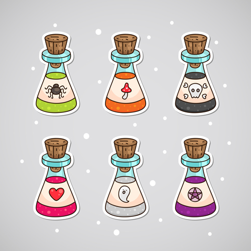 Sticker with potions