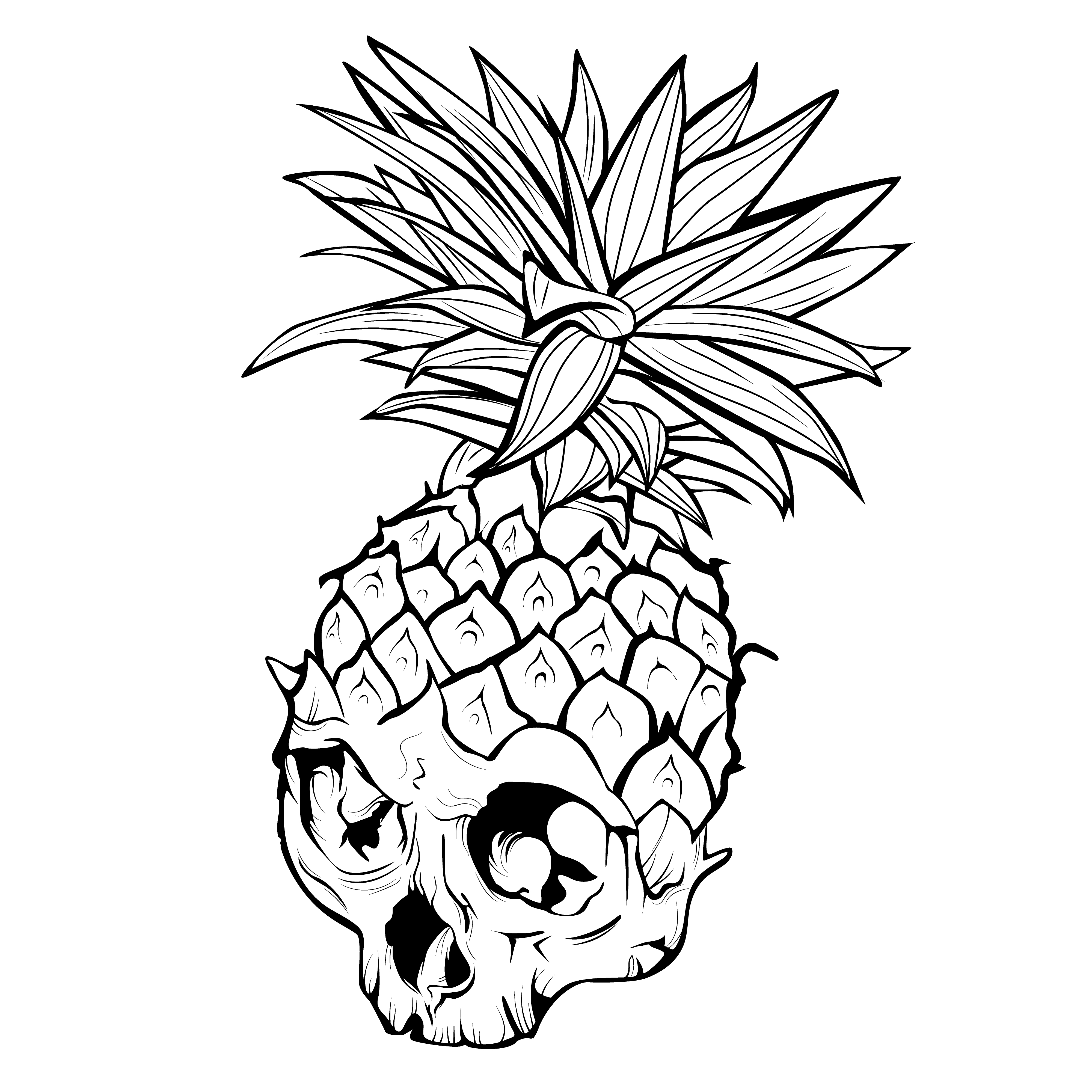 Pineappl outline