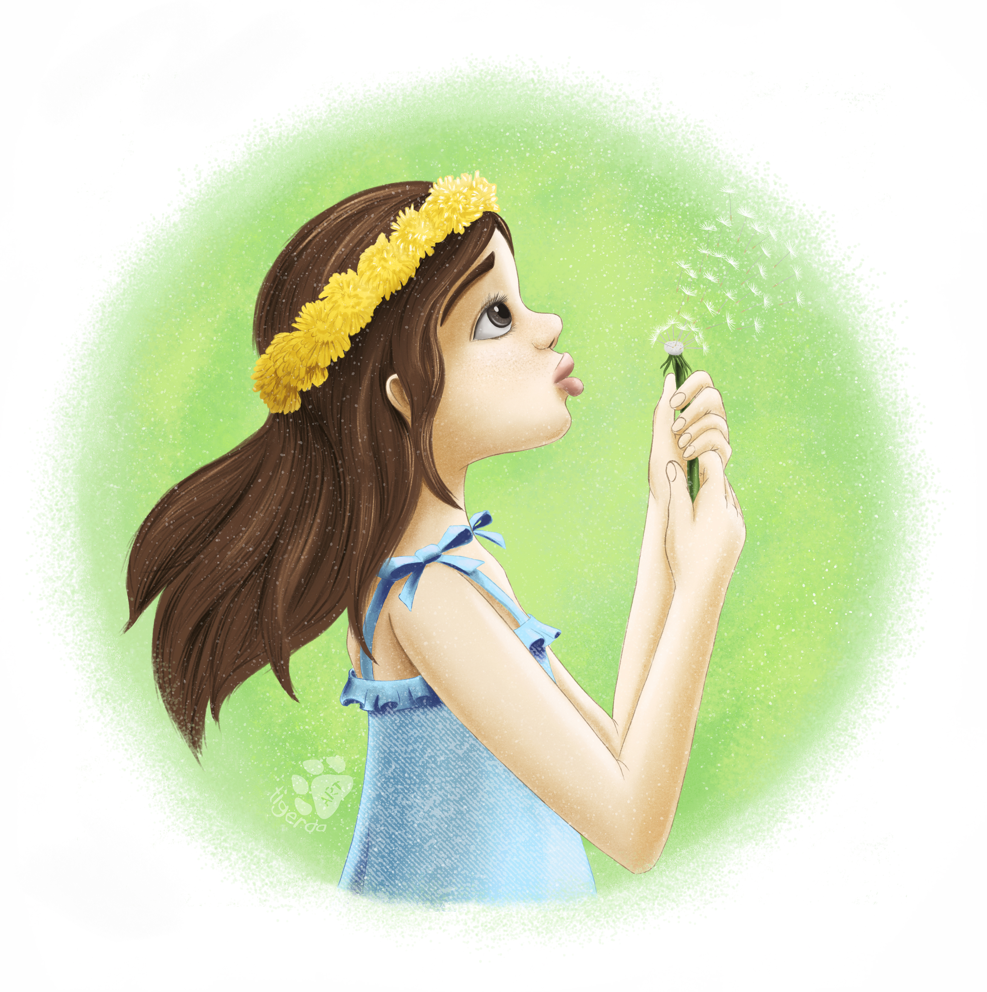 Dandelion girl edit wm