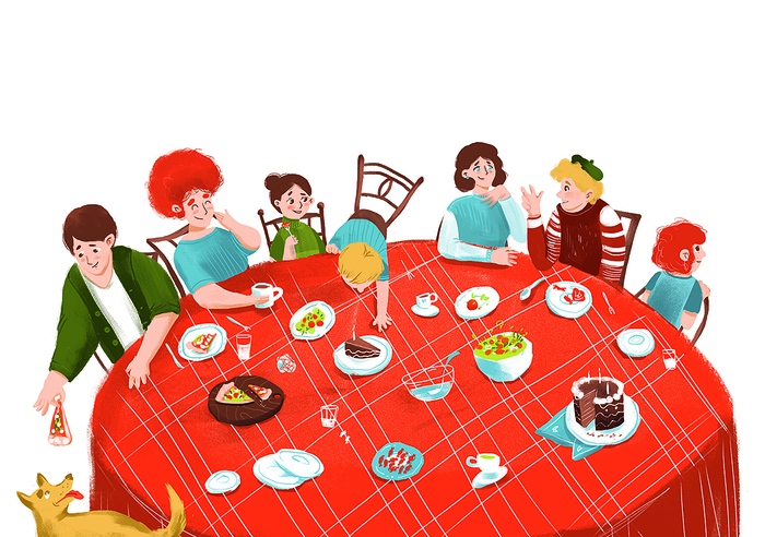 Main page 23 24 they all eat scrumptions food  1 