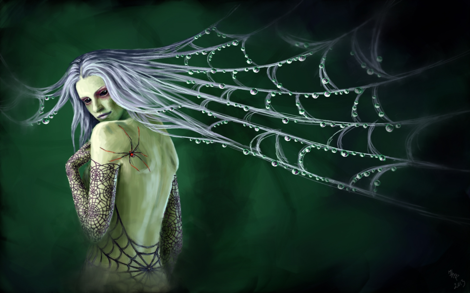Spider s web by the nika d6sf8ih