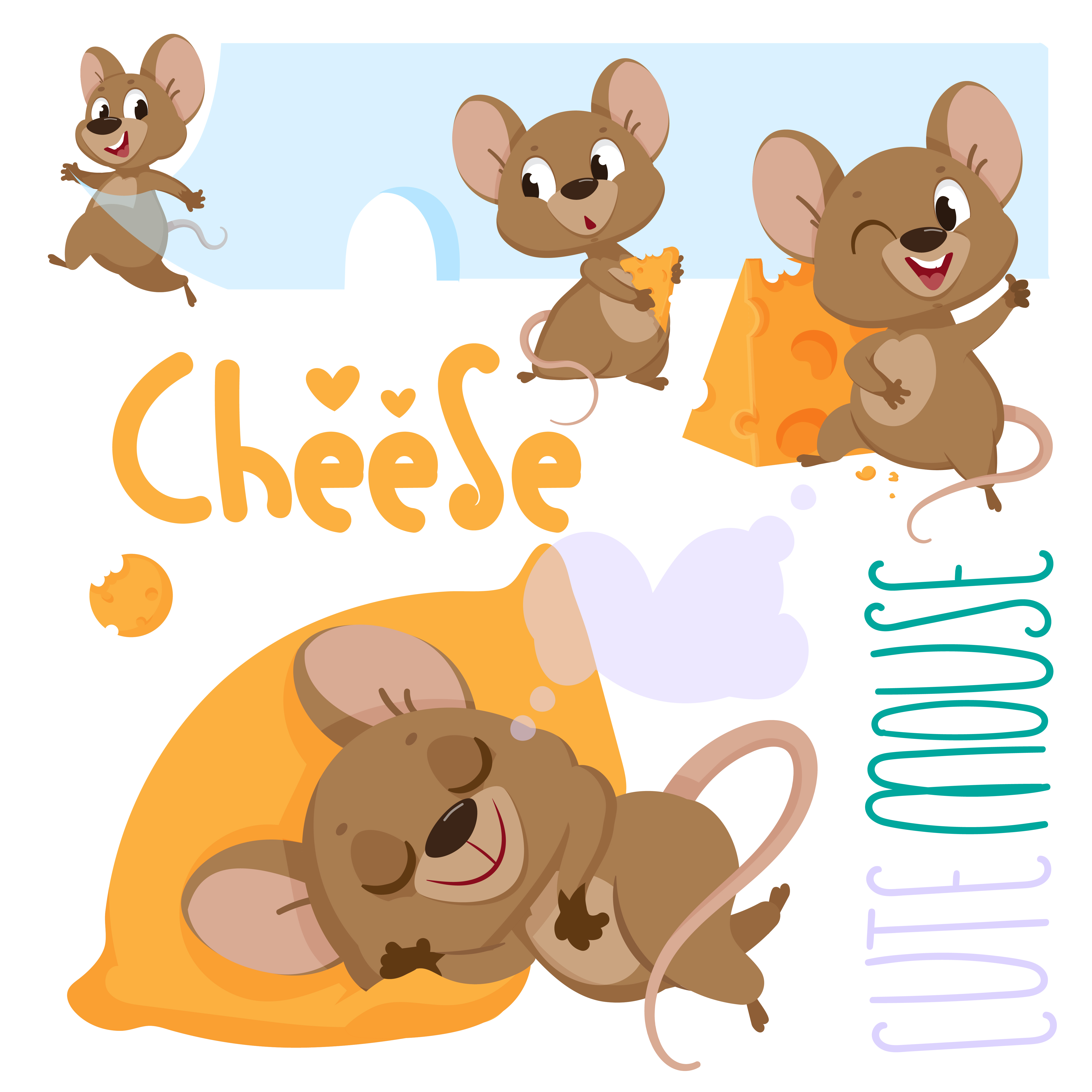 Set character mouse  2 