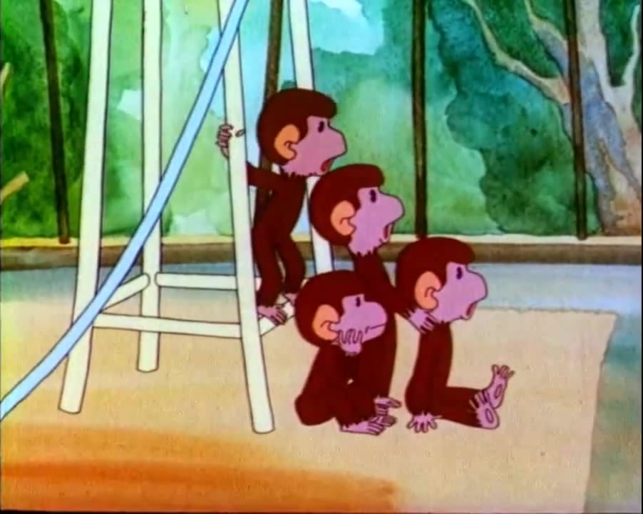Обезьянка мама и ее дети. Осторожно обезьянки 1984. Осторожно, обезьянки (1983).