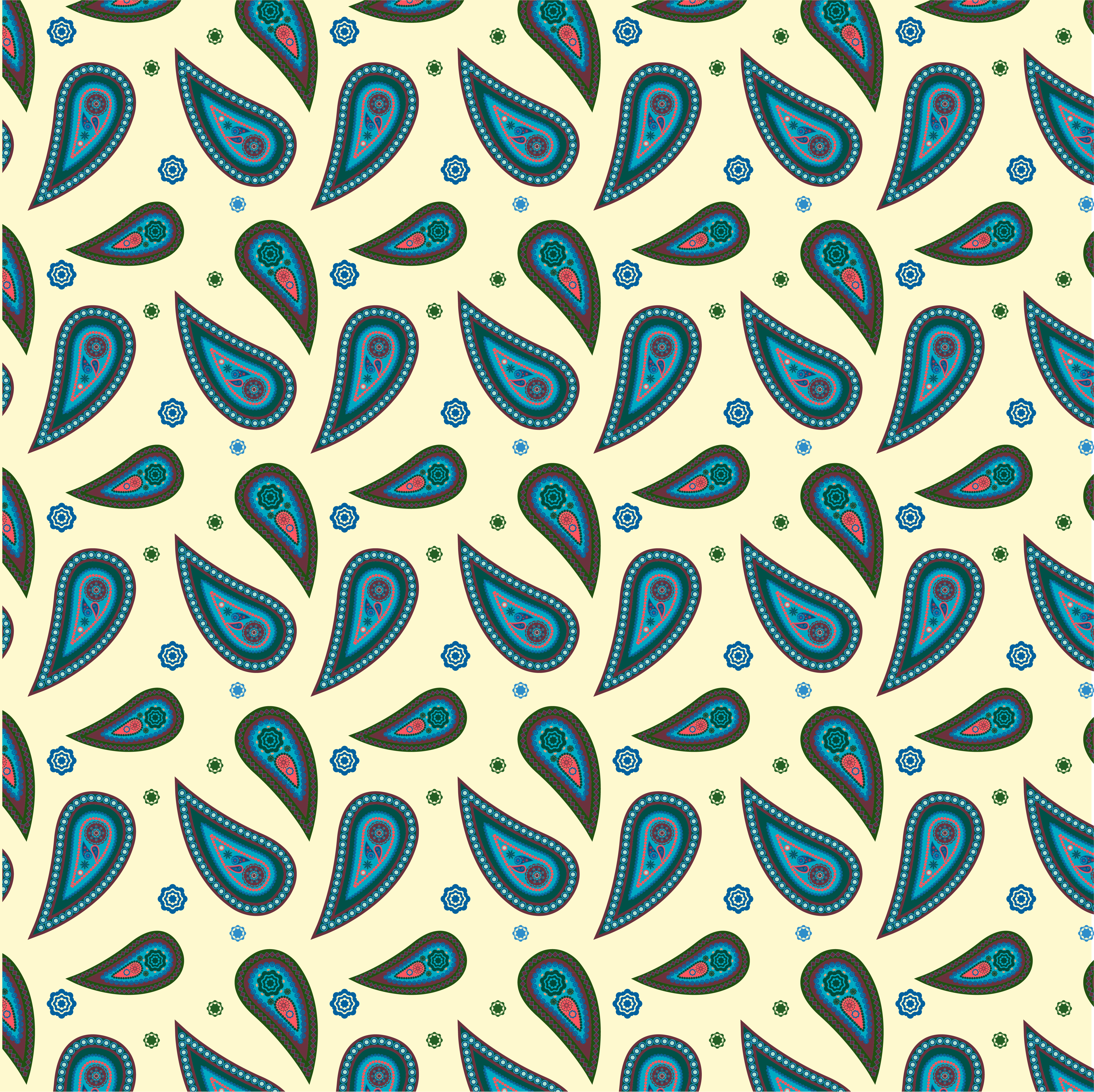 Seamless paisley pattern