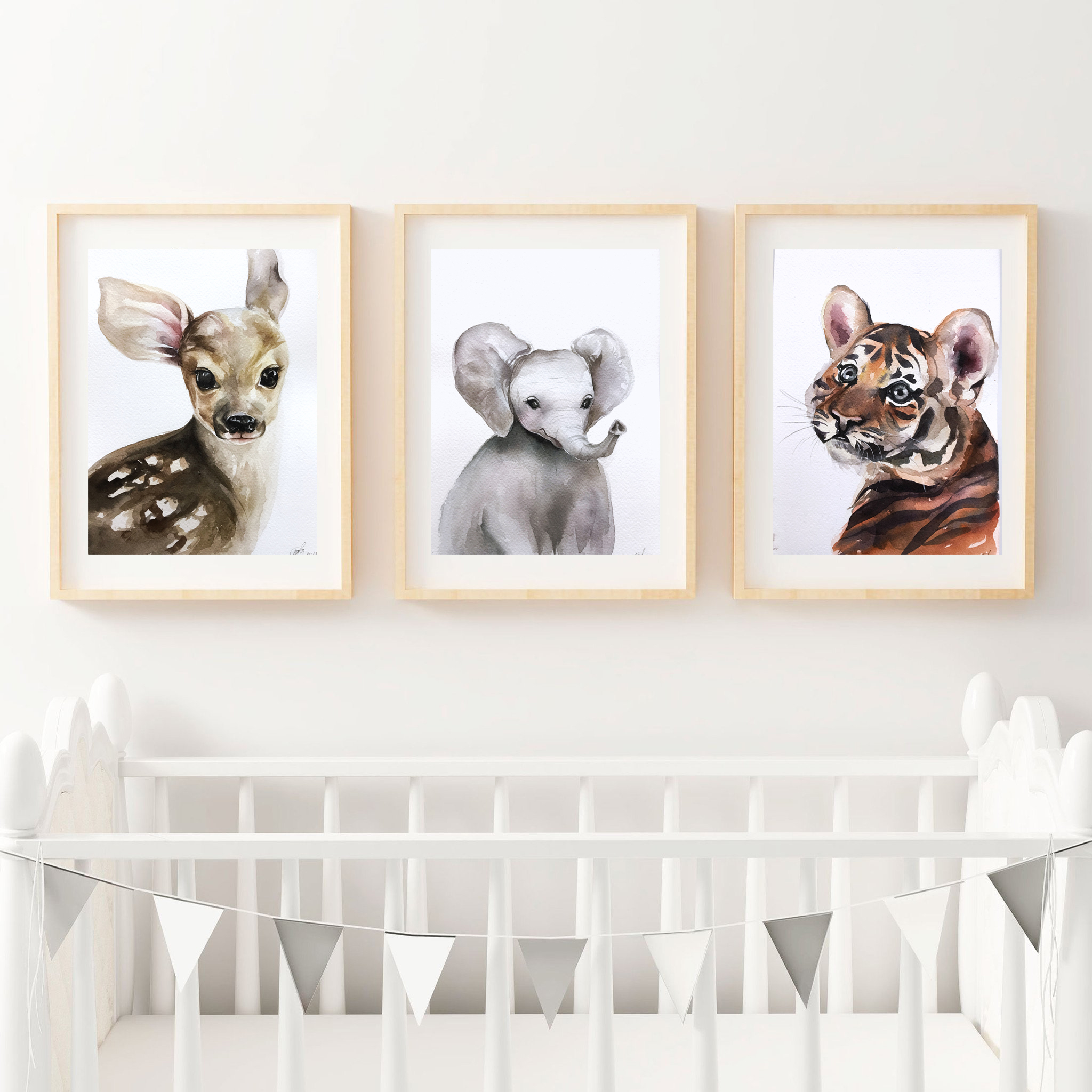 Boys boho tribal nursery print set copy