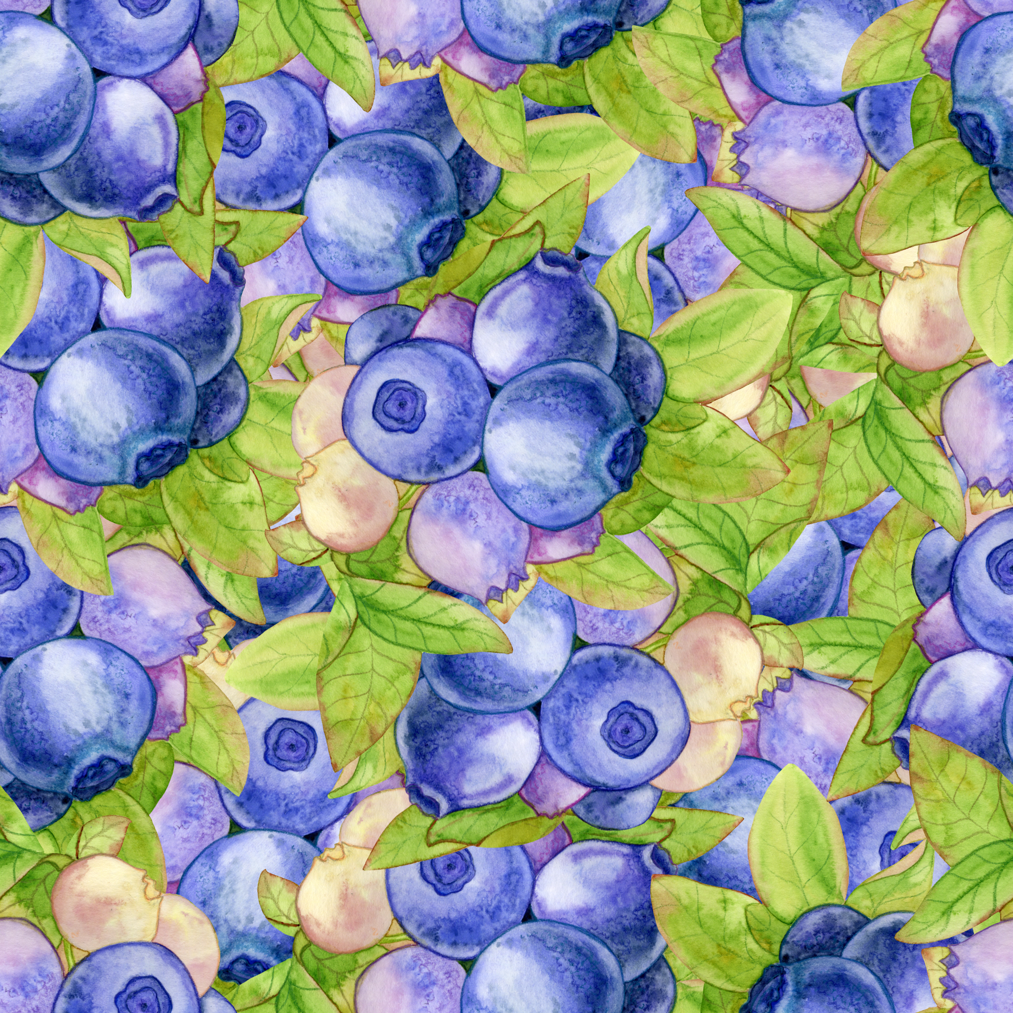 Blueberry pattern