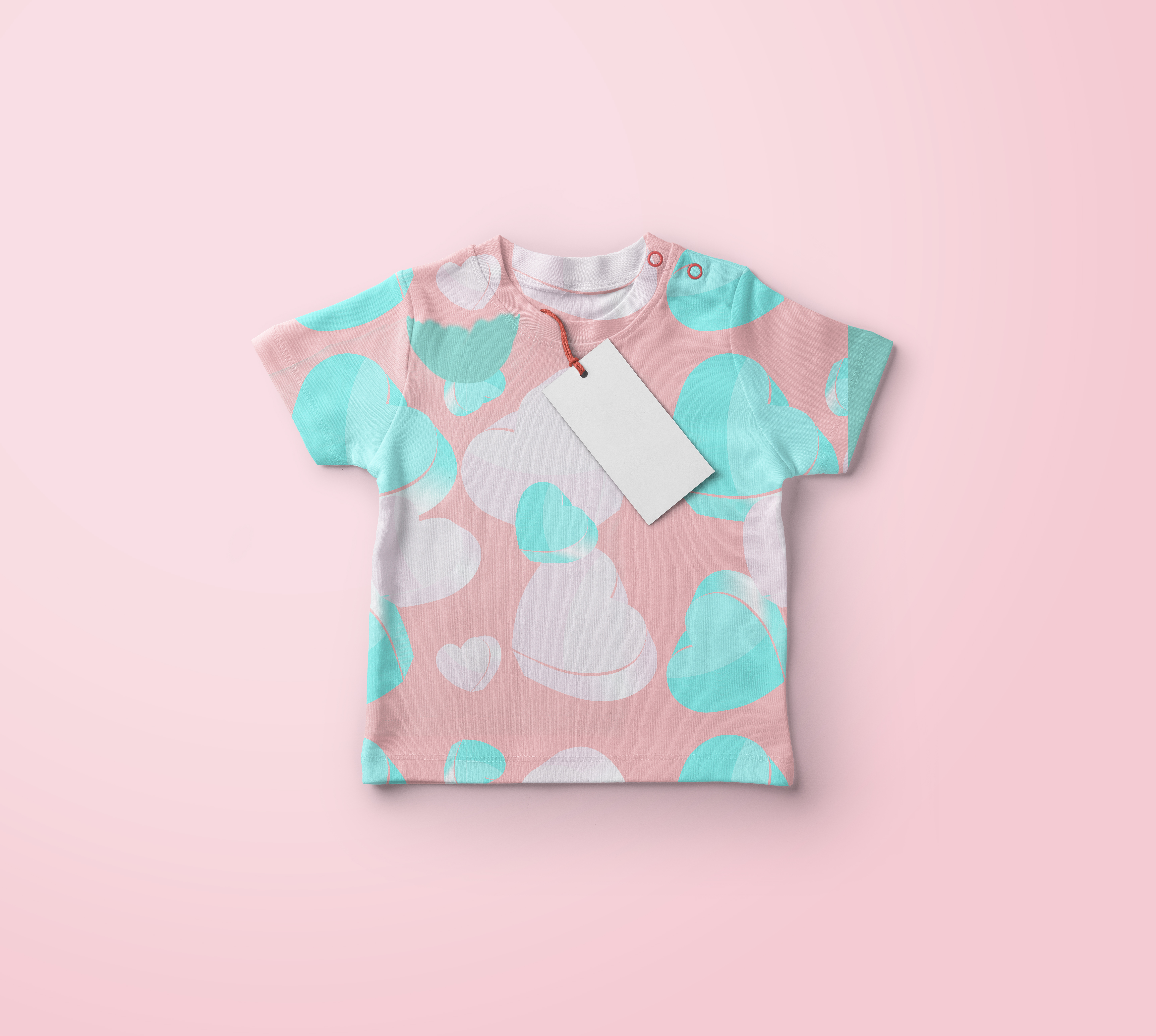 Baby t shirt mockup