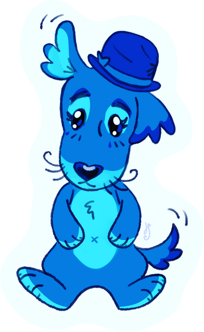 Blue puppy by tatianaonegina dfoagga fullview