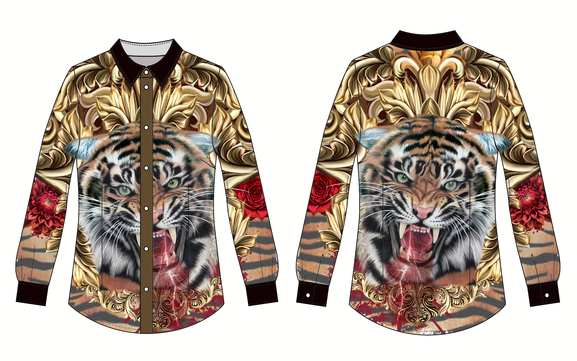 Tiger shirt design