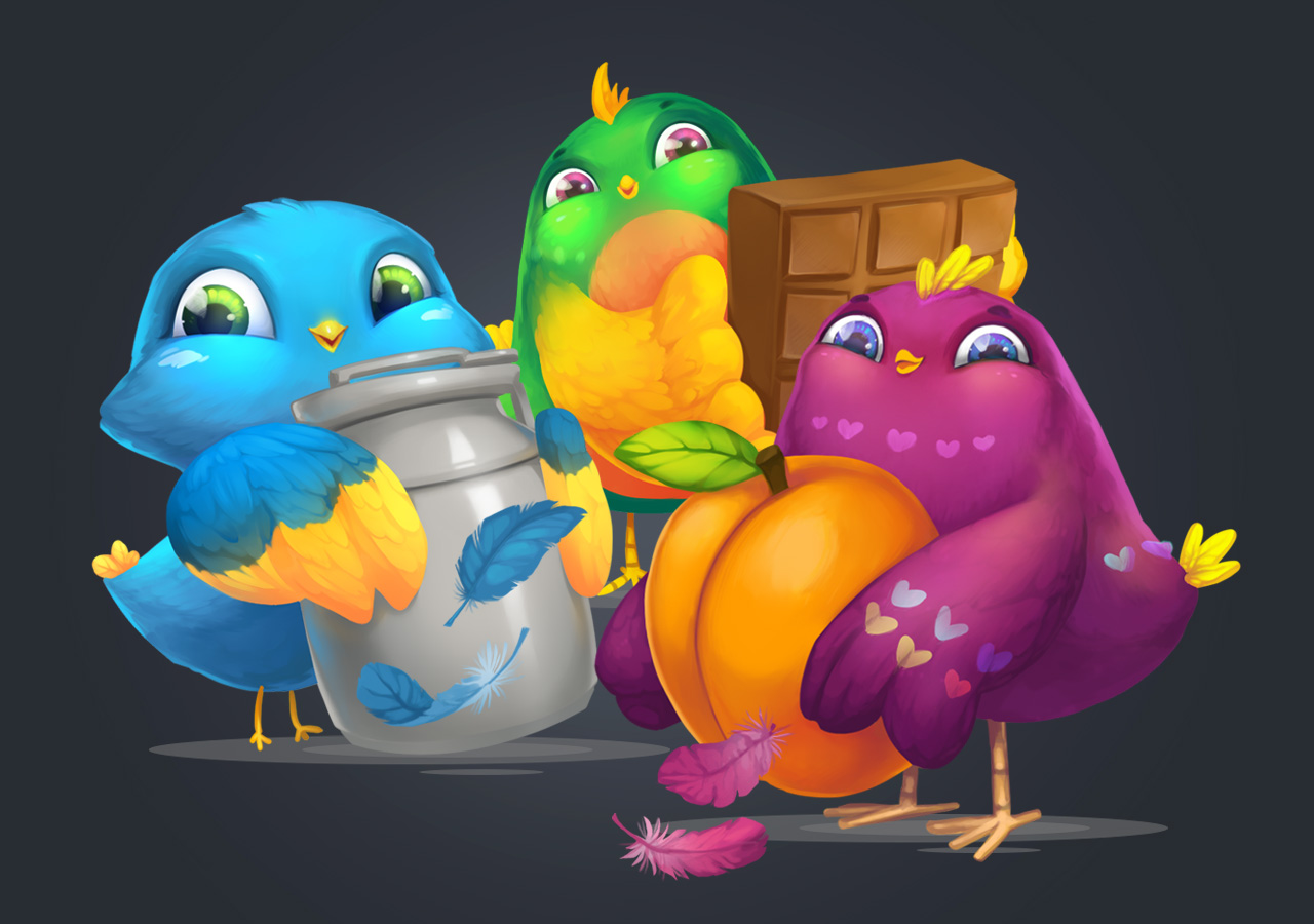 Bird sliv characters