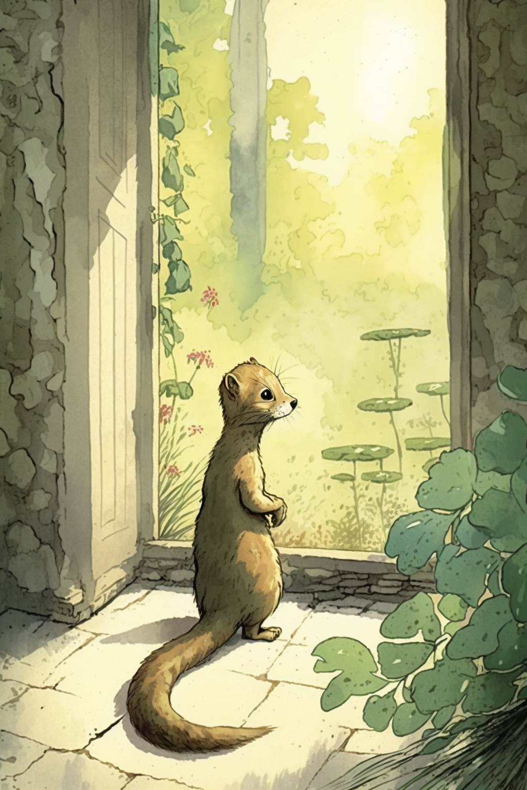 Kotobormot illustration for a childrens book a mongoose walks t 57650109 fb45 4b0a bf9d cd988cba5844