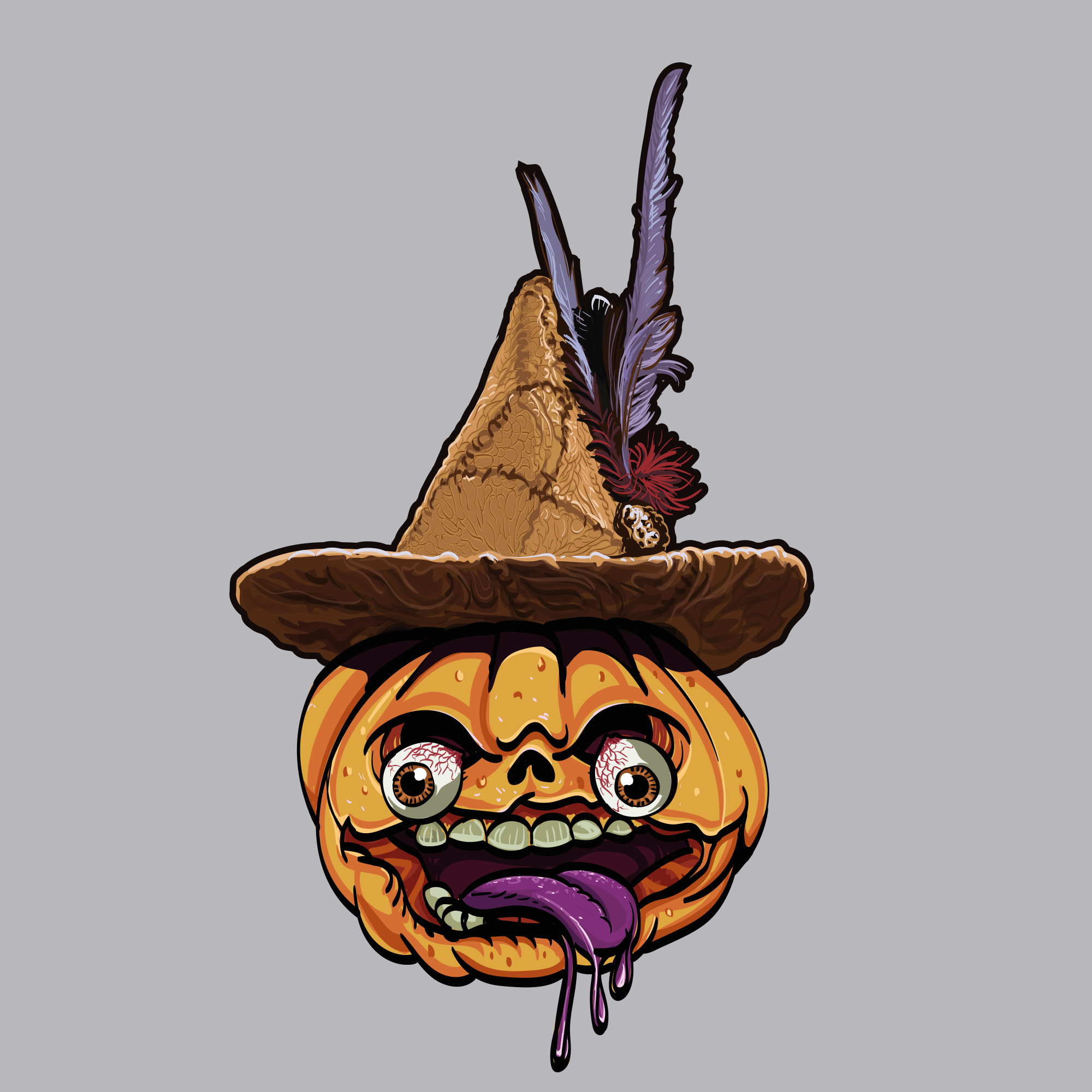 Pumpkin in a hat