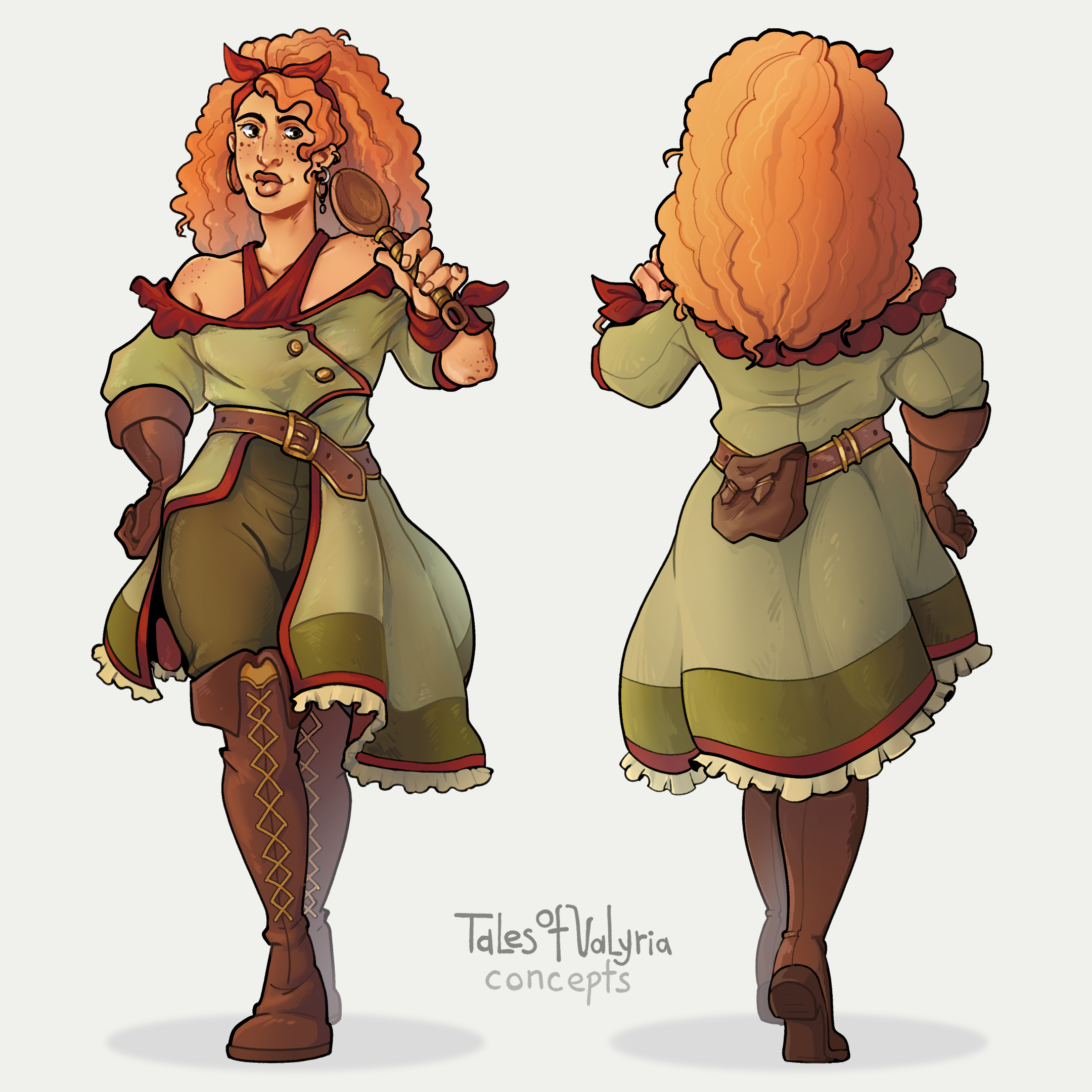 Concept characters gretta