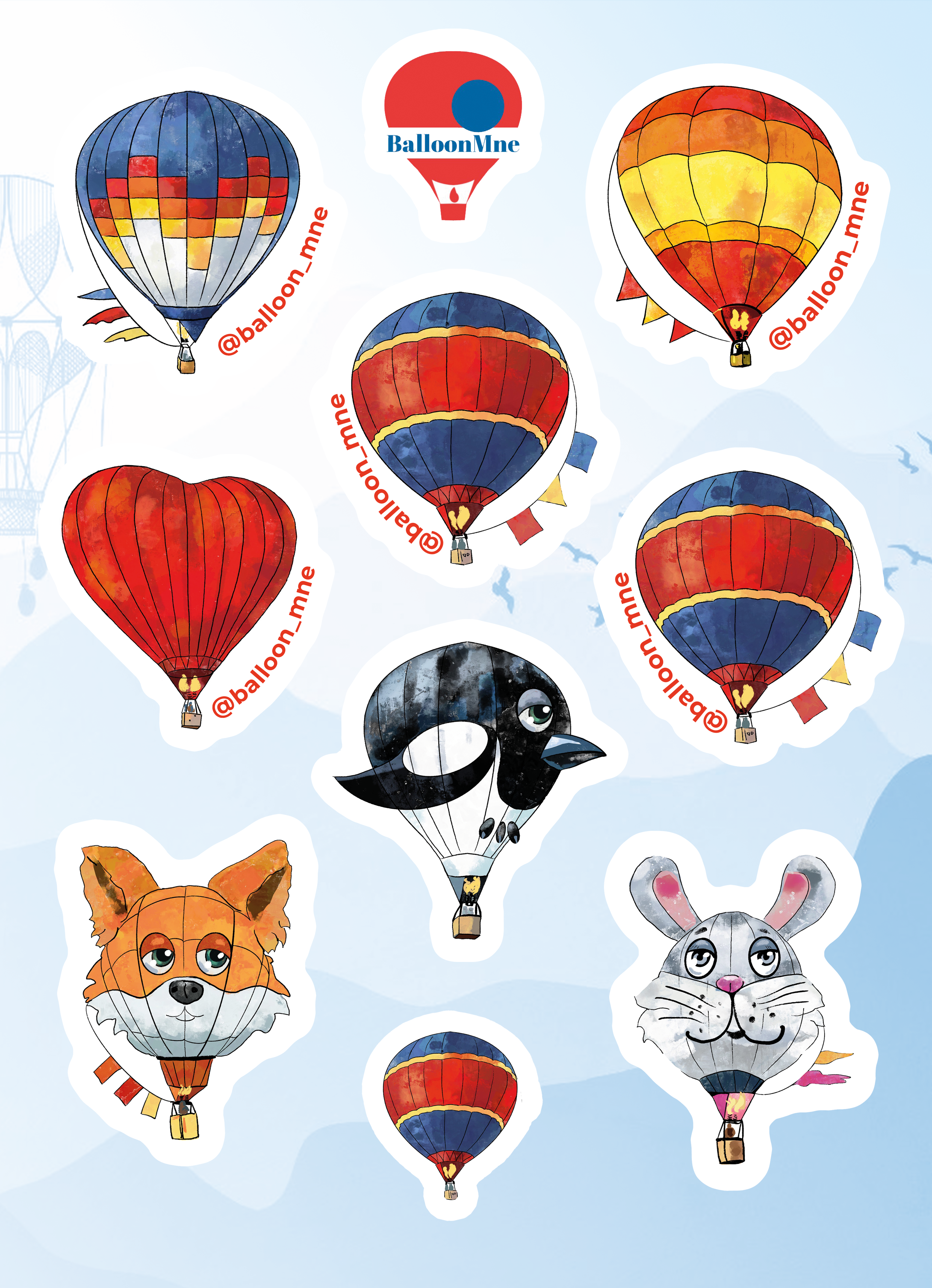 Stickers balloon