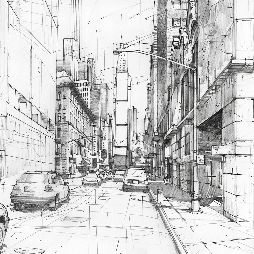 Puvarov57 city sketch modern city street pencil sketch clear li c62245a6 e55d 4464 b060 7d6808e3b2dc