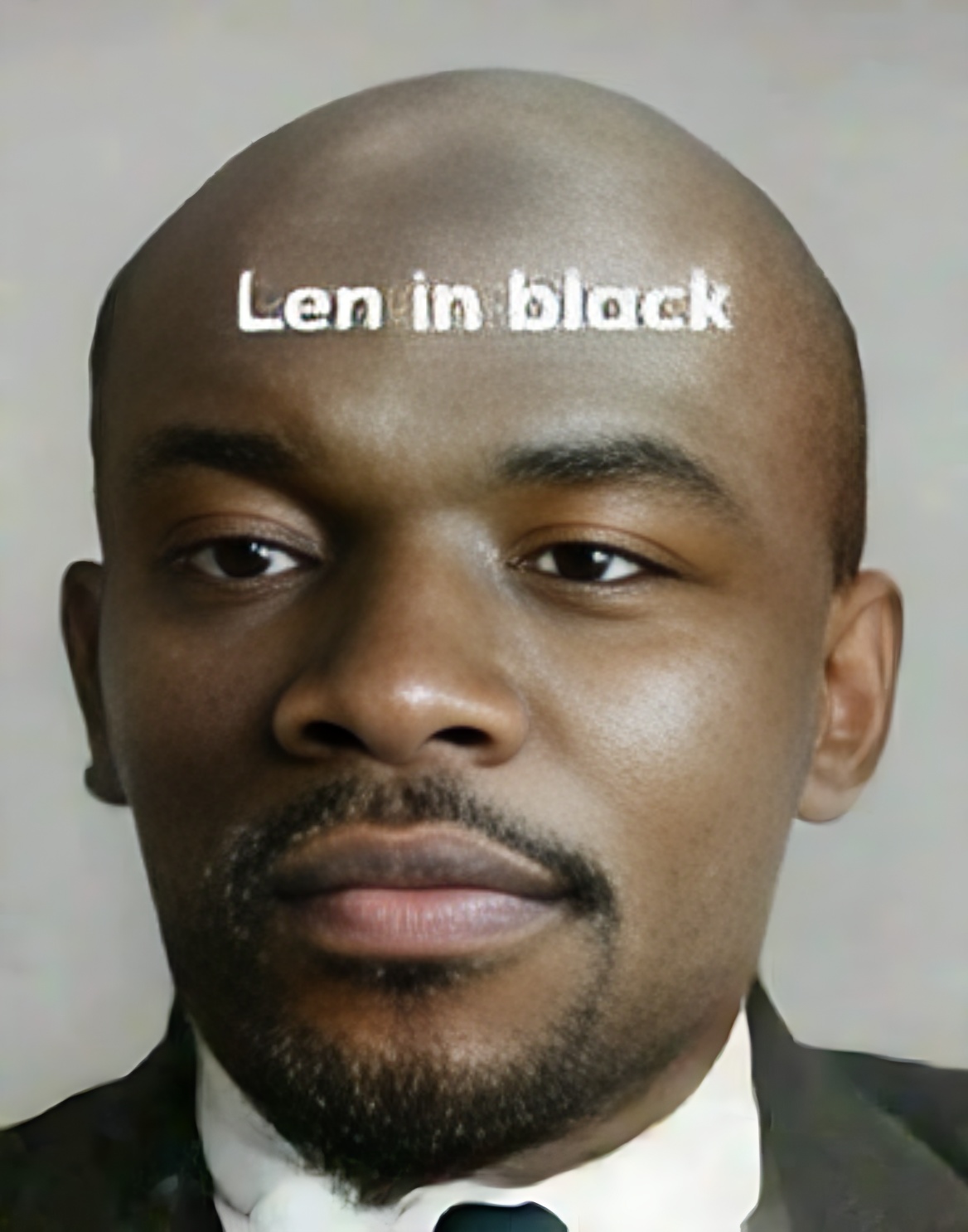 Lenin in black