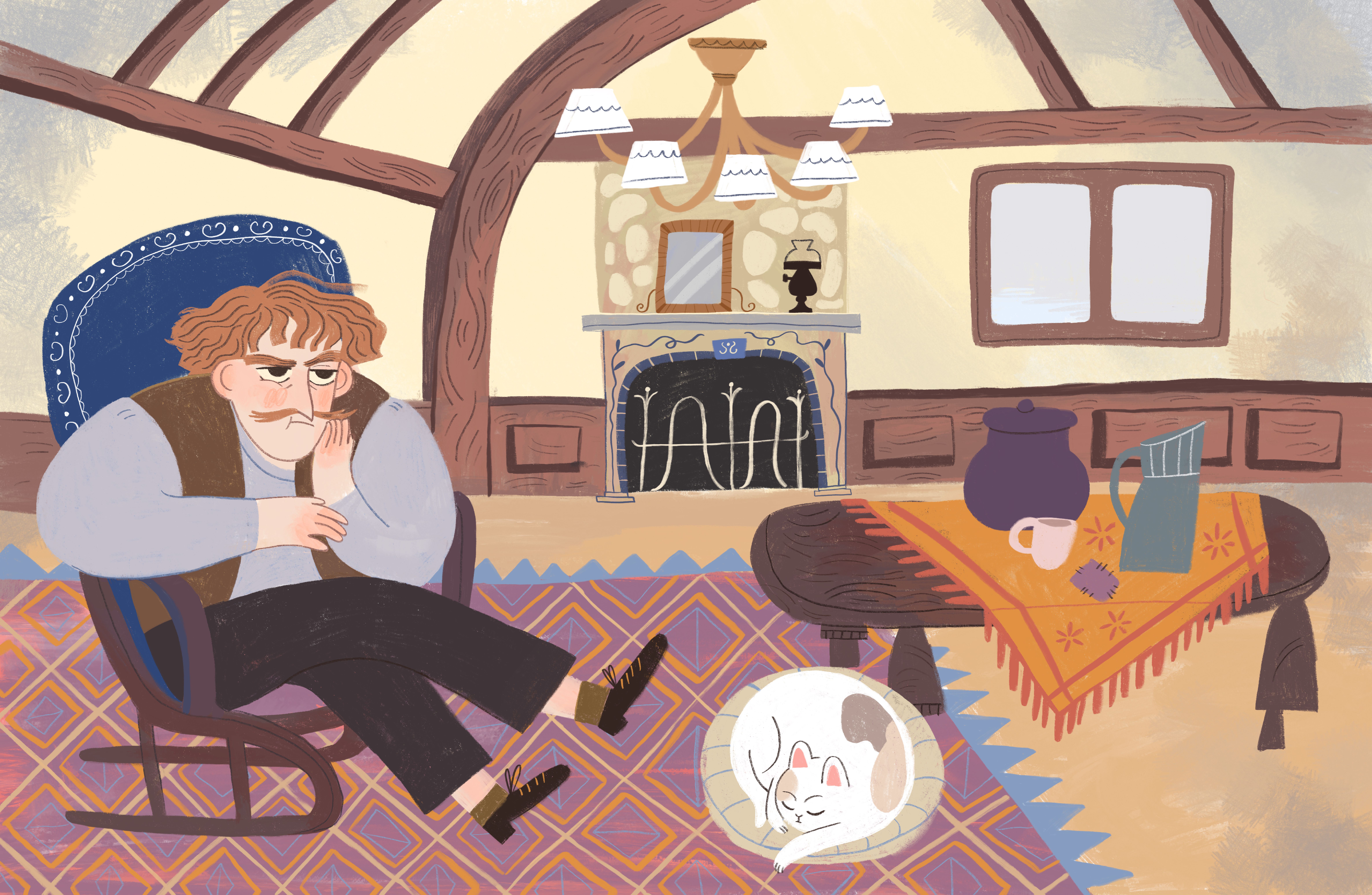 Katherine dot  the man the tree and the wolf  2 