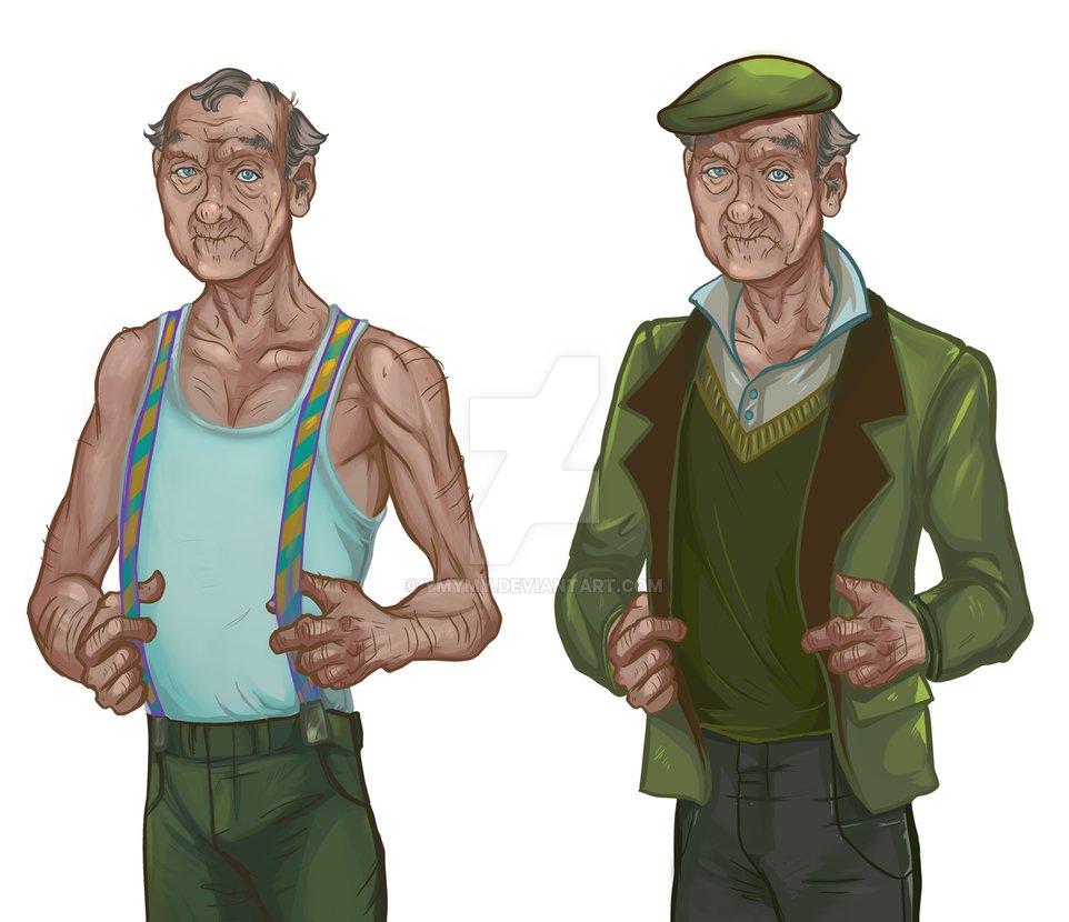 Character for the game granddad by ymymy dc98rad