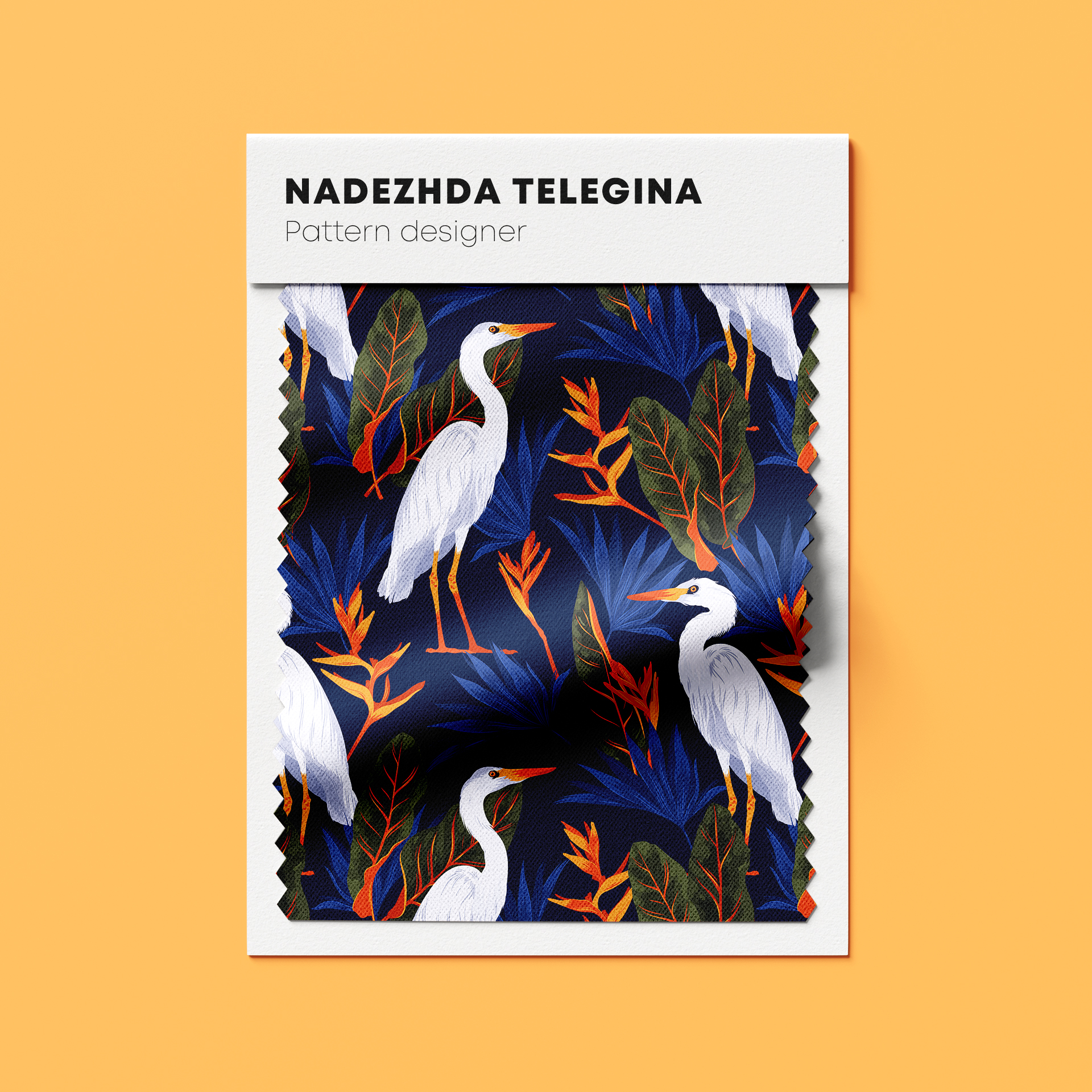 Free fabric swatch mockup 1