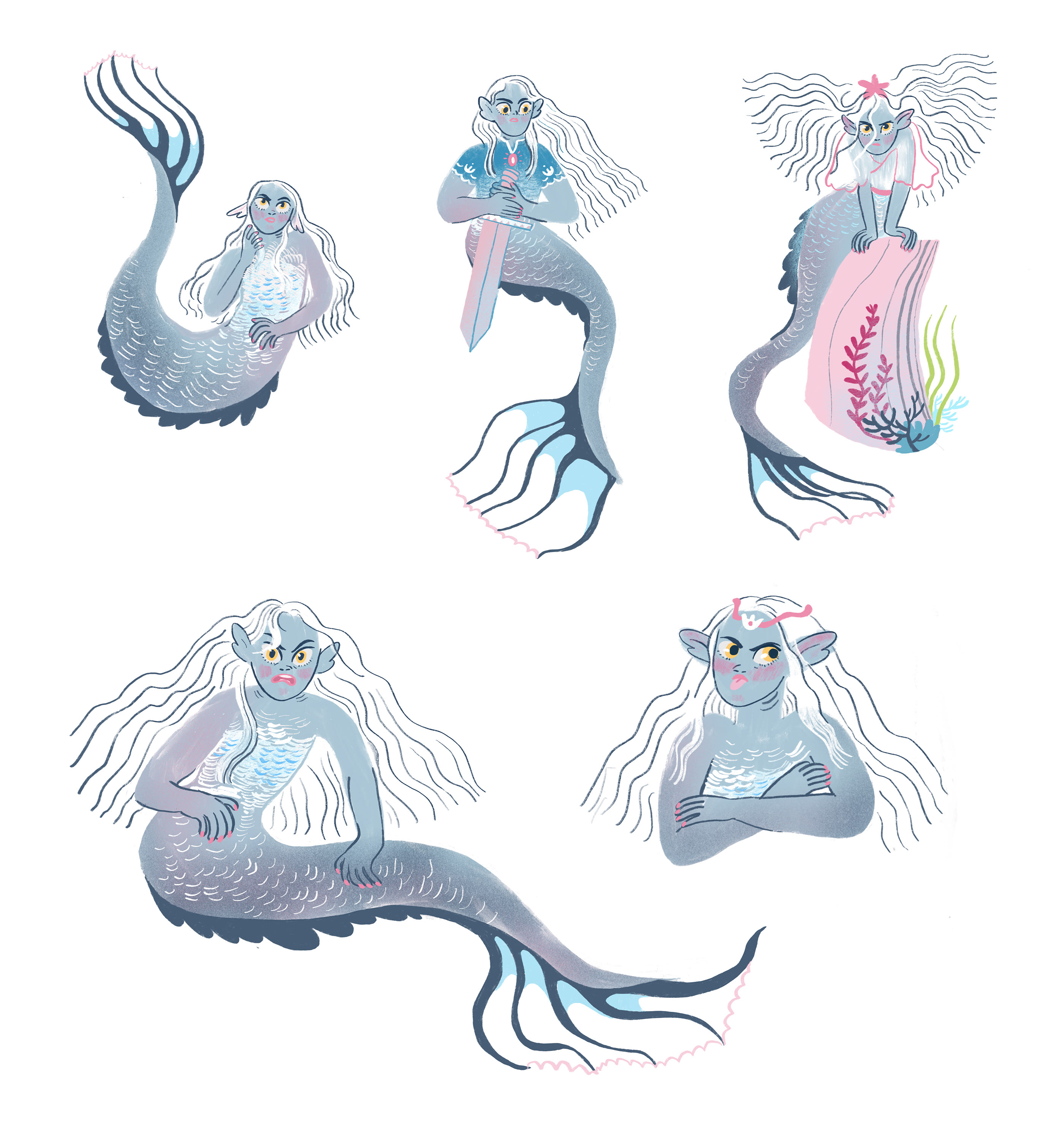 Katherine dot     mermaid characters 4