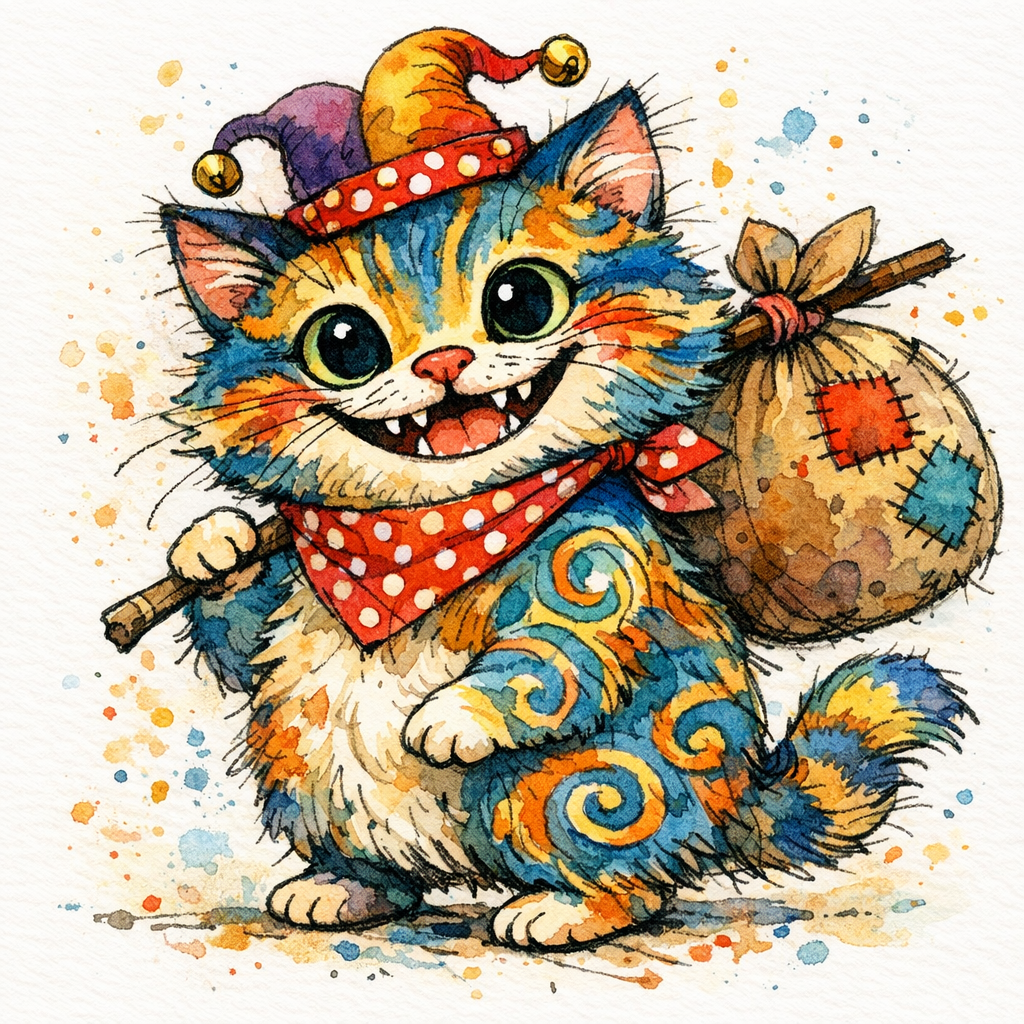 Gpt image 1.5 a a whimsical  chubby 