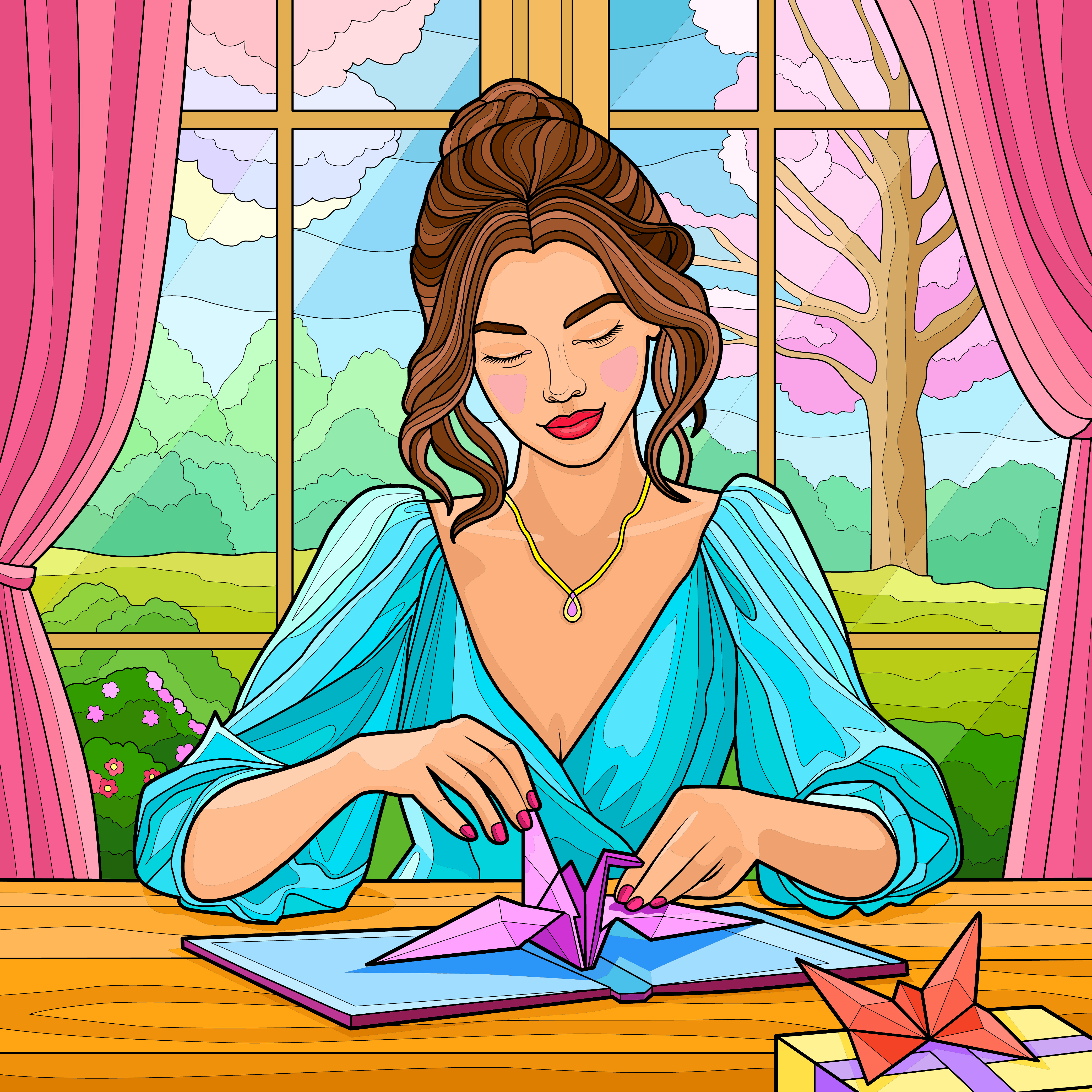 Halauniova sviatlana woman and origami 01 01