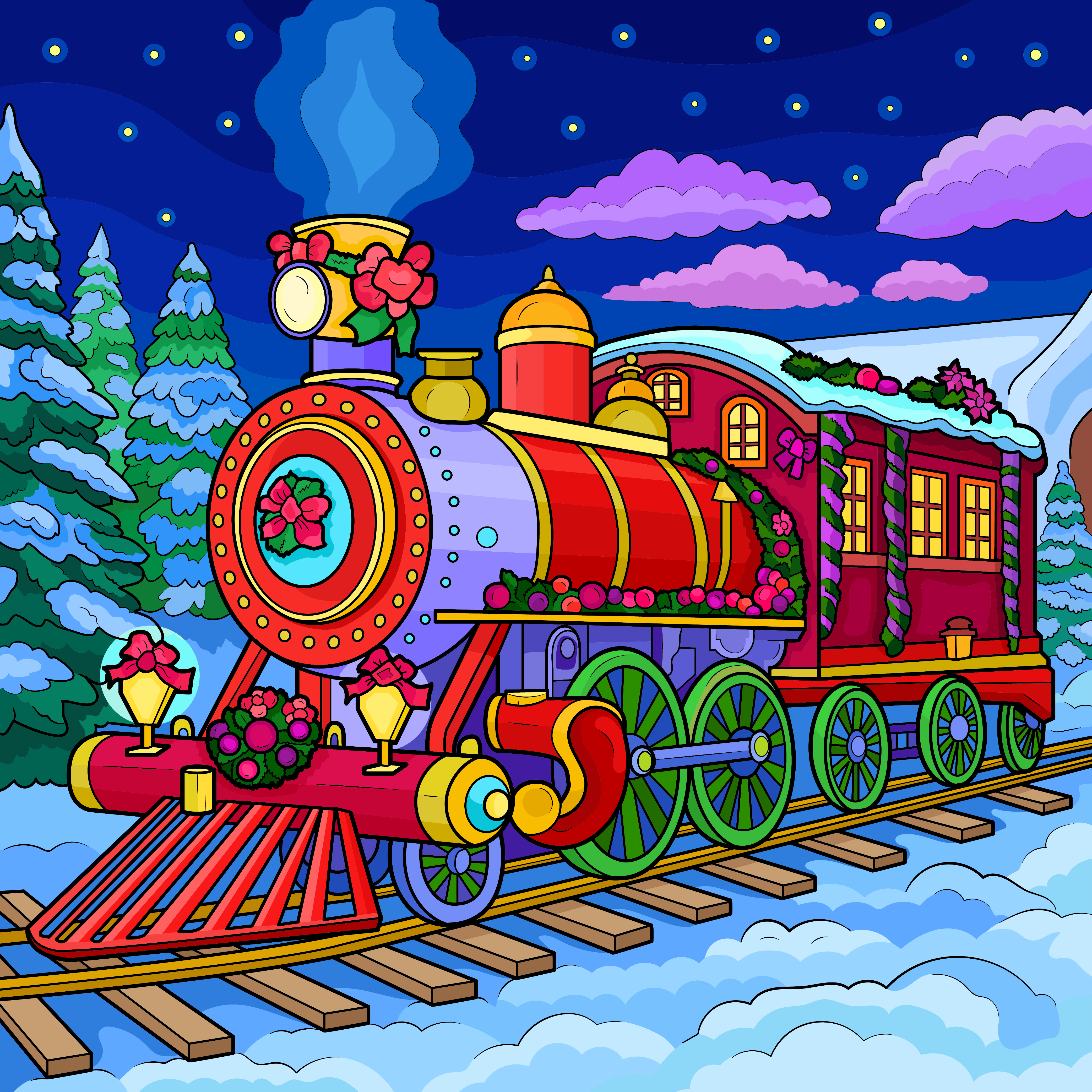 Blend halauniova sviatlana christmas train 01 01