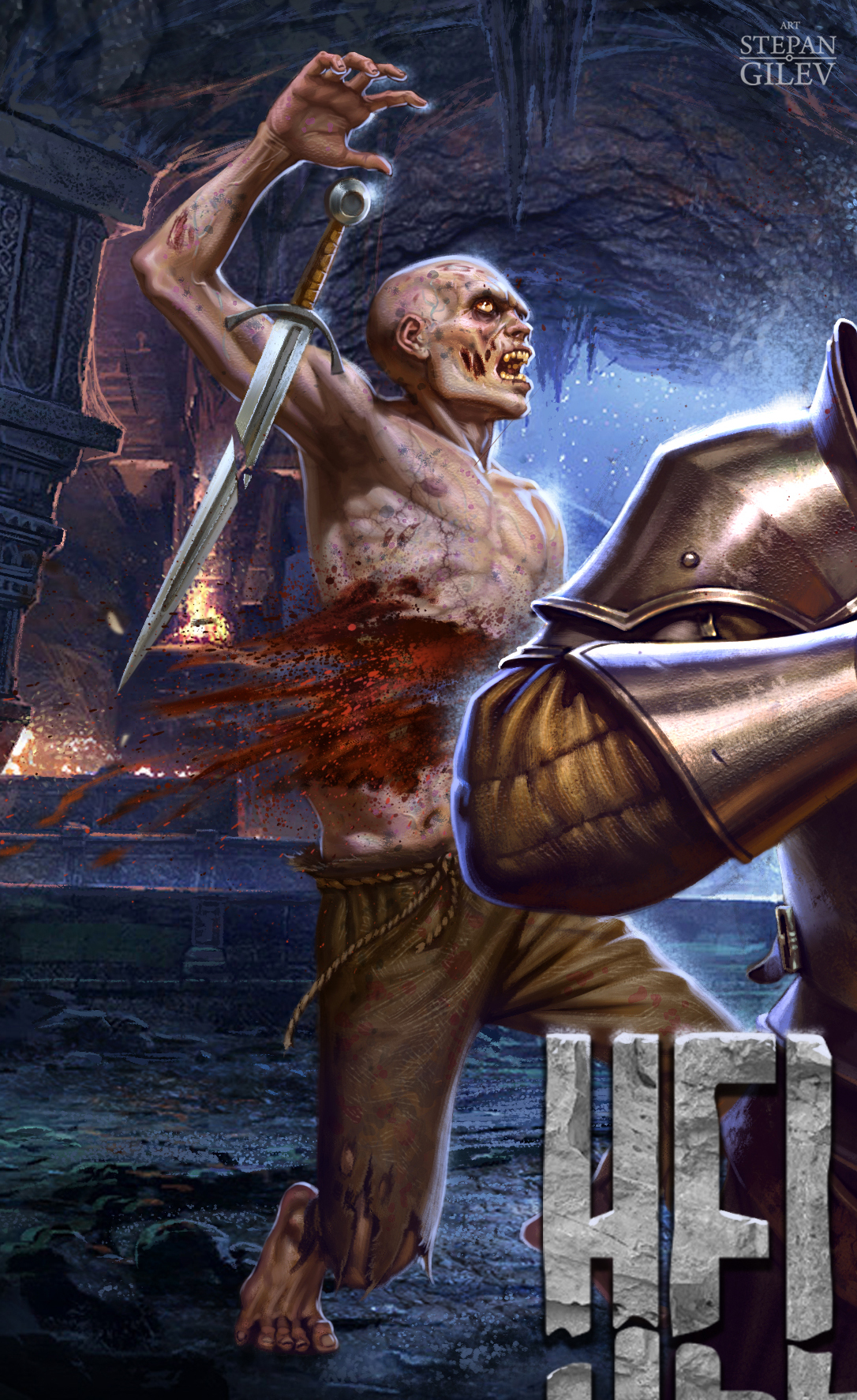 Warrior vs zombie b