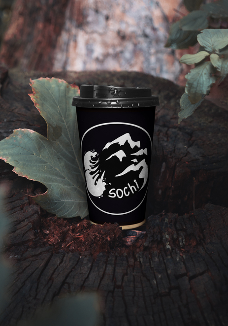 Main paper cup psd mockup