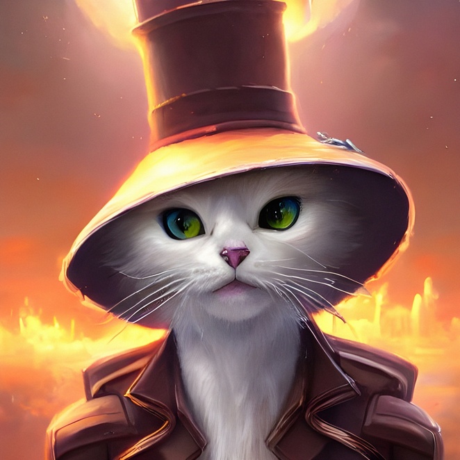 Main avatar anthropomorphic cat