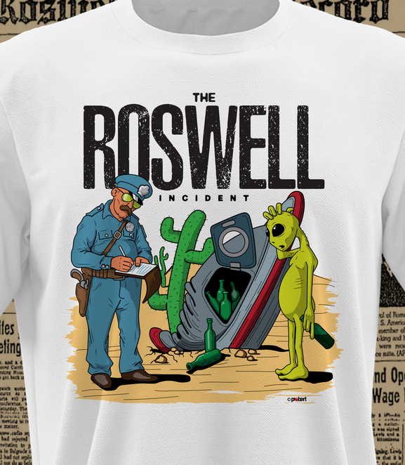 Main roswell incident t shirt